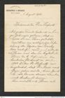 Nachlass Franz Steindachner, Brief von E. Hussak an Franz Steindachner (01.08.1902), Inv.Nr. 246.01, Seite 1